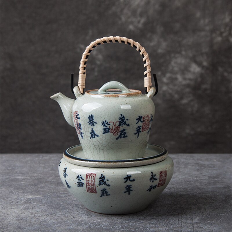 Chinese Kalligrafie Thee Wassen Aardewerk Kom Voor Thee Wastafel Set Keramische Thee Ware Cup Pen Wassen Theeceremonie Gebruiksvoorwerpen Jianshui trays