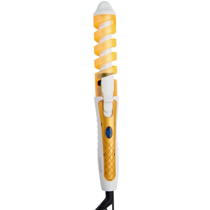 Rizador de pelo eléctrico de cerámica en espiral, 1 unidad, automático: Orange / US