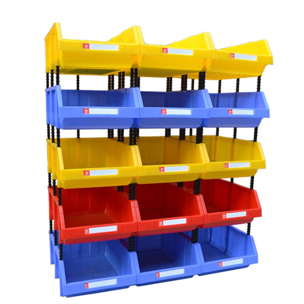 Plastic Combined Tool Parts Box Tool Storage Box Screw Hardware Classification Case Workshop Goods Shelves caja de herramientas