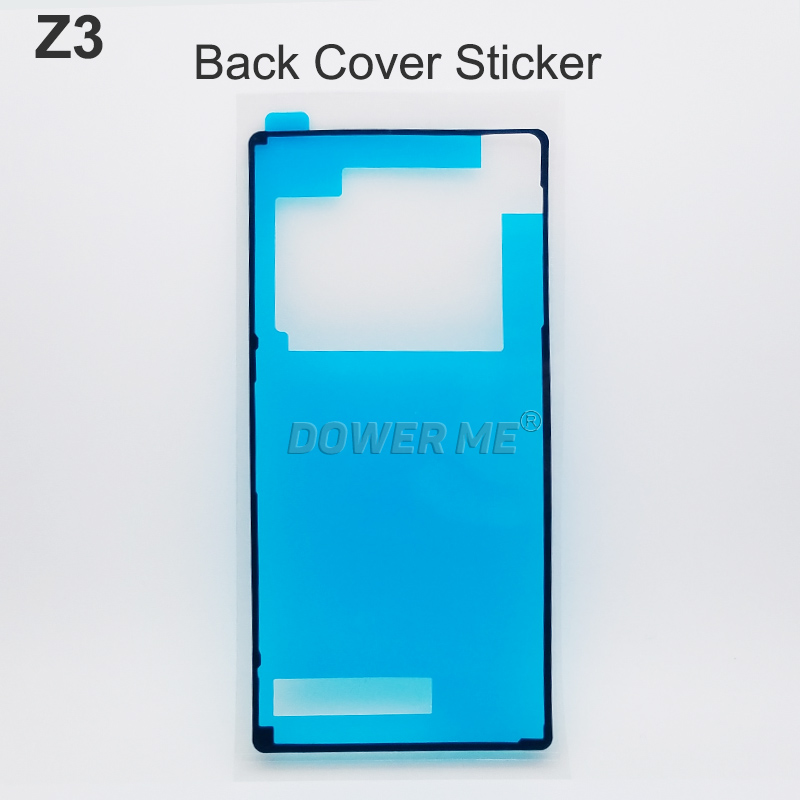 Dower Me Waterproof Adhesive For SONY Xperia Z3 D6603 D6653 Z3dual D6633 D6683 Front LCD Sticker Back Cover Tape Full Set Glue