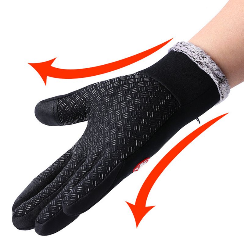 Gants Hiver Tactiles Chauds - Homme/Femme - Antidérapants Et Imperméables - Pour Vélo, Randonnée, Ski, Escalade - 11