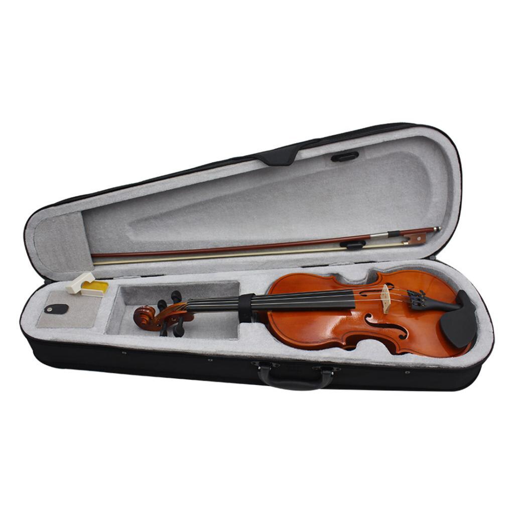 4/4 Full Size Violin Fiddle W/ Case Bow Rosin For Beginners Musical Toy