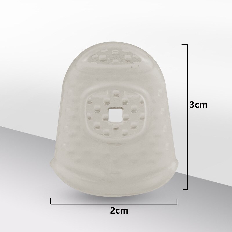 5 stücke Zählen Kegel Gummi Fingerhut Schutz NäHenne Quilter Silikon Finger Spitze Handwerk Hand NäHenne Küche Zubehör: grau 5Stck