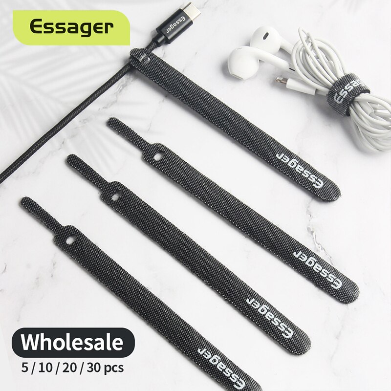 Essager Kabel Organisator Kabel Winder Clip Oortelefoon Muis Charger Cord Protector Usb Kabel Clip Beheer Houder Voor Iphone
