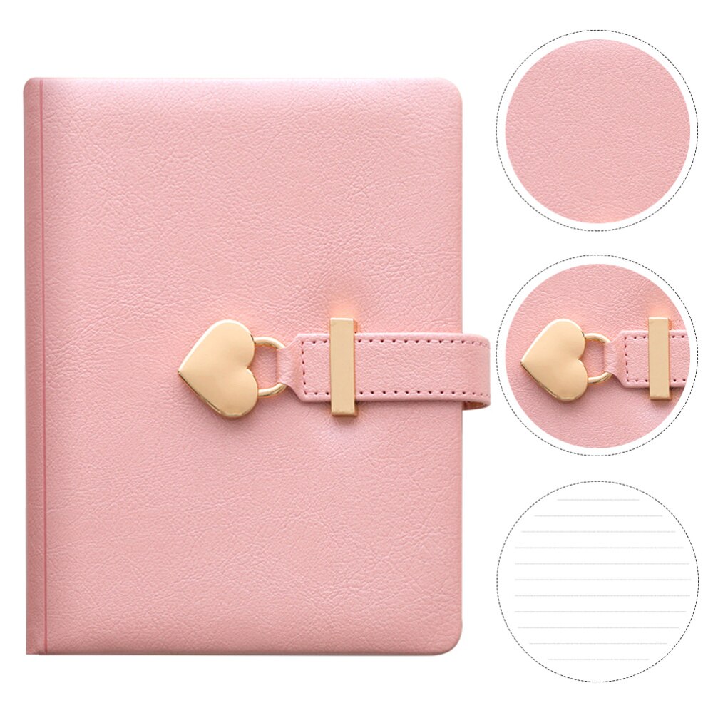 Students Notepad Diary Book Writing Notebook Journal Book with Lock: Default Title