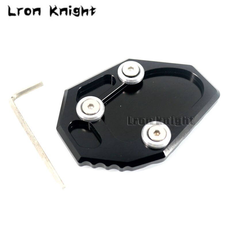 Voor YAMAHA YZF MT-07 MT07 FZ07 XJ6 XJ6N FZ6 FZ6R Motorfiets CNC Kickstand Voet Side Stand Extension Pad Ondersteuning Plaat vergroten