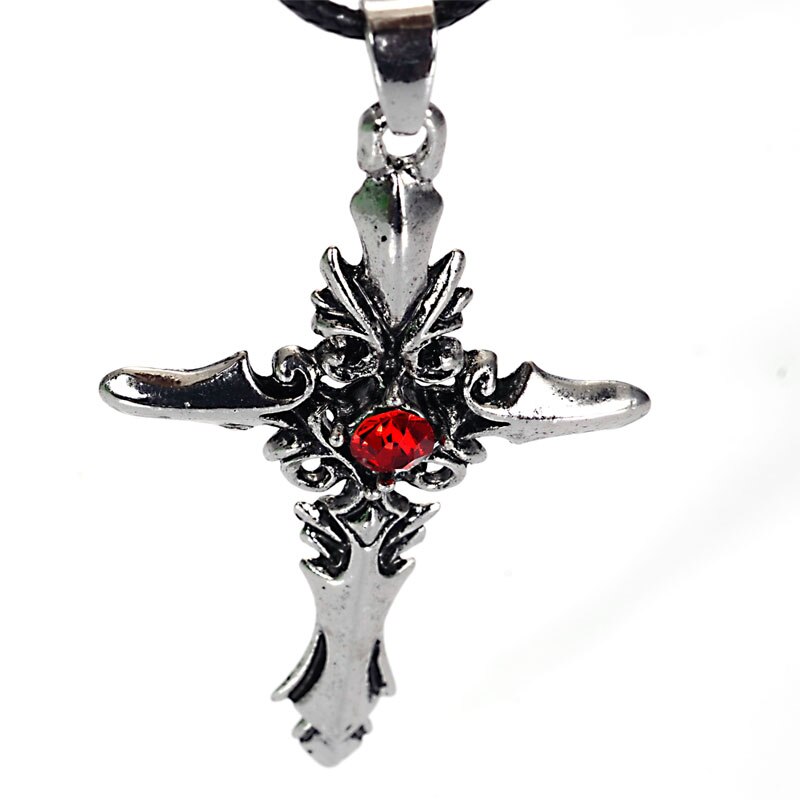 Wasachtige Code Met Lt Siam Crystal Unieke Ontworpen Slide Kruis Hanger Kettingen Voor Mannen Heren Ketting N1562