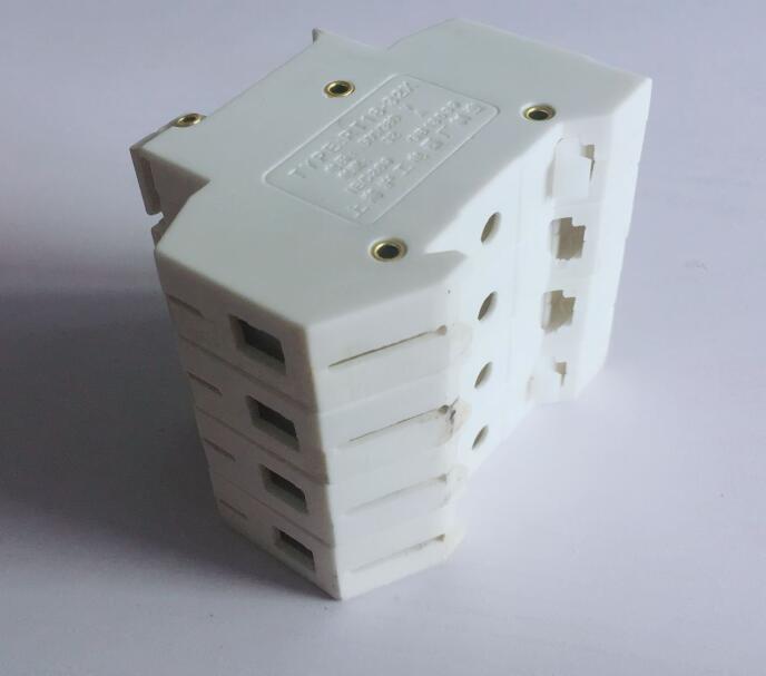 RT18-32 10*38mm Gids installeren de zekering zekering base met licht 380 V 500 V 4 P 32A