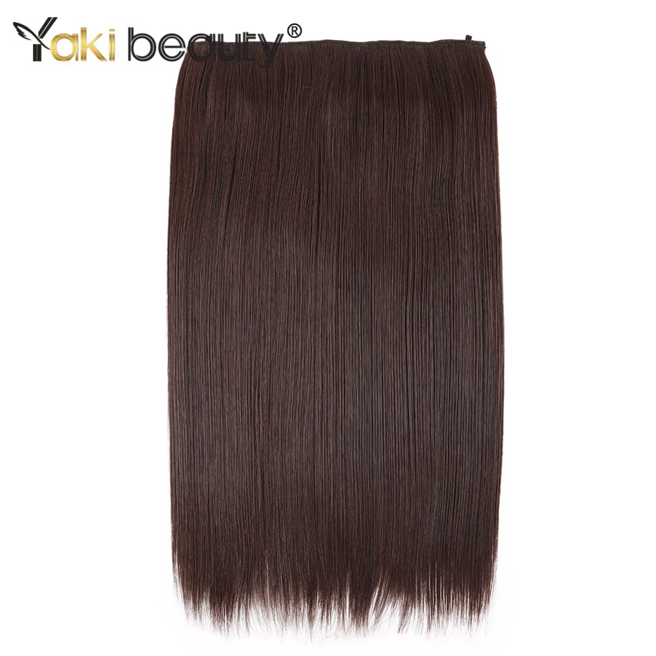 Silky Straight Synthetic Clip In Hair Extension Wi... – Grandado