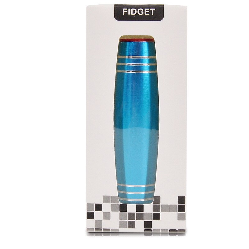 Mokuru – bâton en bois à rabat, jouet de bureau le plus , anti-Stress, améliore la concentration, super pour l'anxiété: Blue