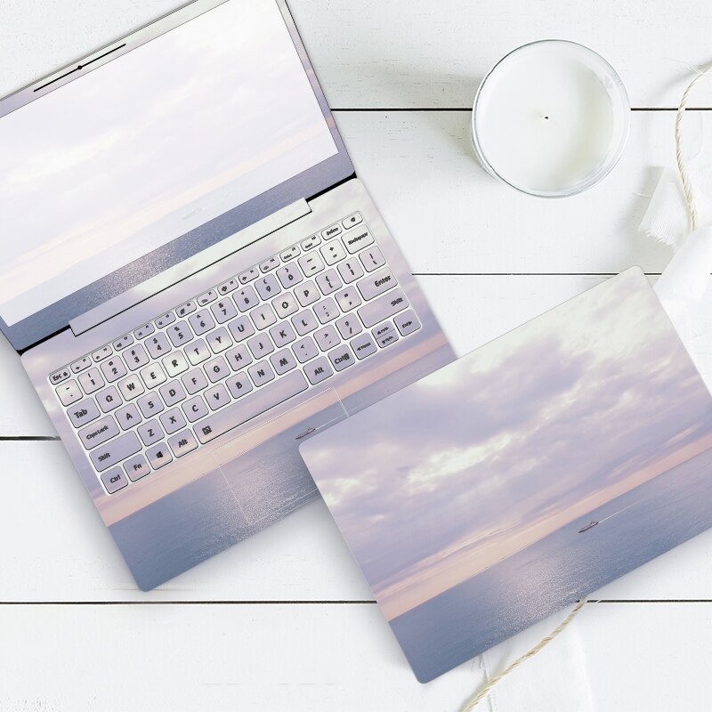 ABC ordinateur portable peau coucher de soleil océan ciel ordinateur portable autocollants décoratifs pour macbook Air xiaomi lenovo hp15 acer vinyle autocollant clavier: ZD-329