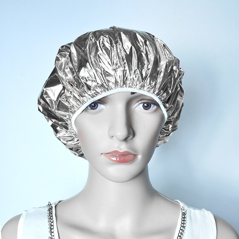 Beauty Salon Tin Foil Heat-proof Cap Hair Care Hair Styling Cap Bath Shower Hat Home Use