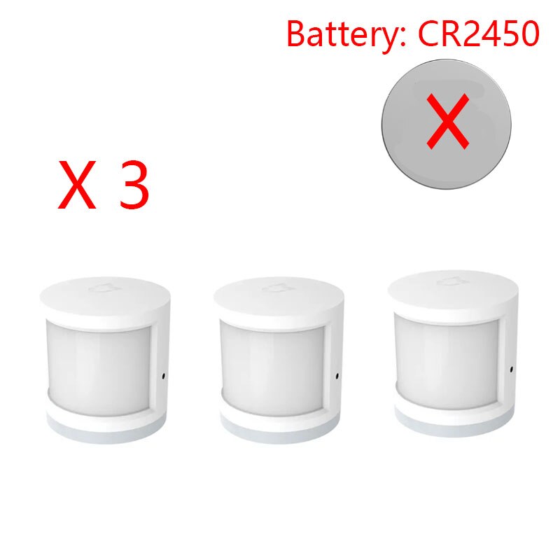 Xiaomi Human Body Sensor motion sensor Magnetic Smart Home Super Practical Device Accessories Smart Intelligent Device: 3Pcs MijiabodySensor
