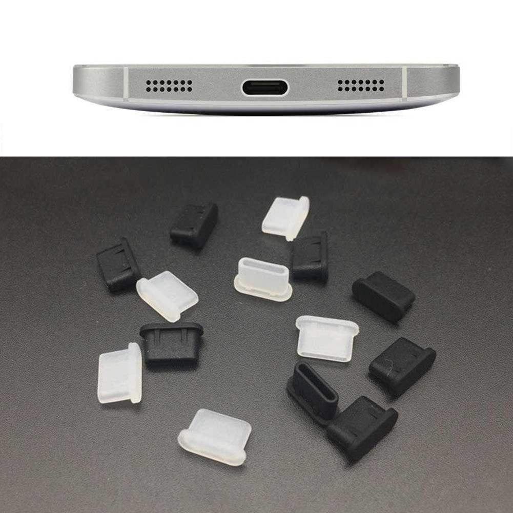 10 sztuk type-c wtyczka pyłu USB C Port ładowania Protector silikonowa pokrywa dla Samsung Huawei inteligentny telefon akcesoria gniazdo wtyczki pyłu