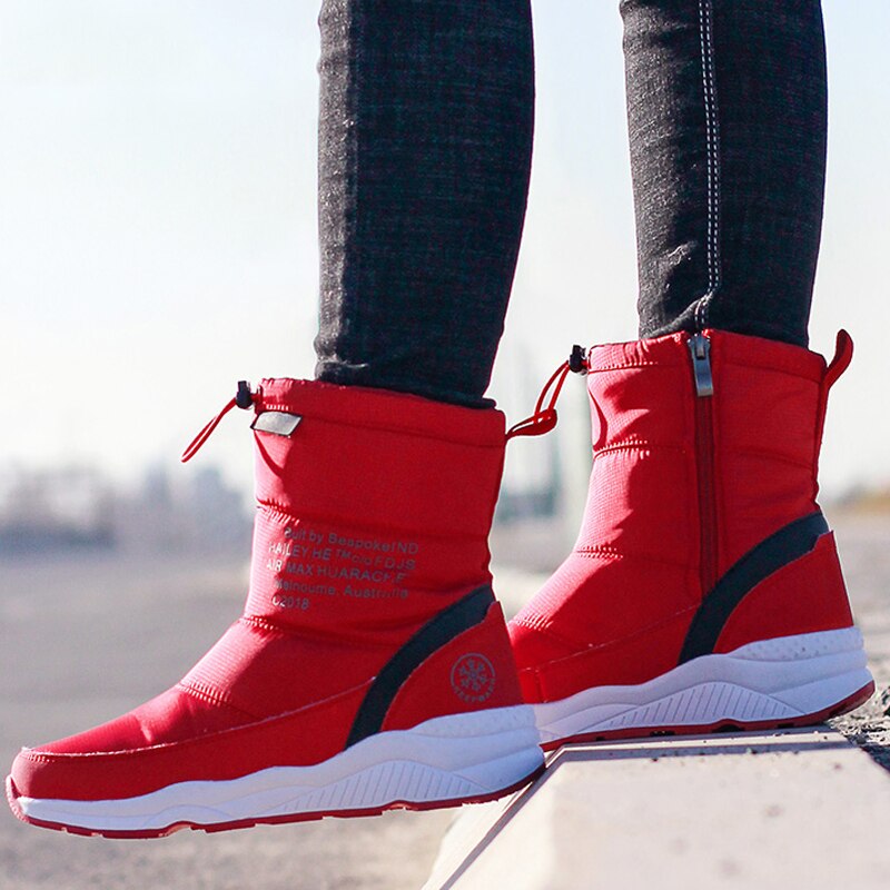 Women winter boots women snow boots platform thick fur warm boots non-slip waterproof winter shoes botas mujer