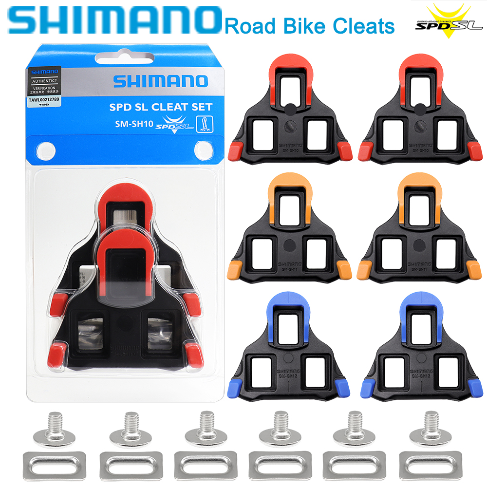 SHIMANO crampons de pédale de vélo de route SPD SL SH10 SH11 SH12 Clips de pédales autobloquants pour vélo de route R550 R540 R7000 R8000 Original