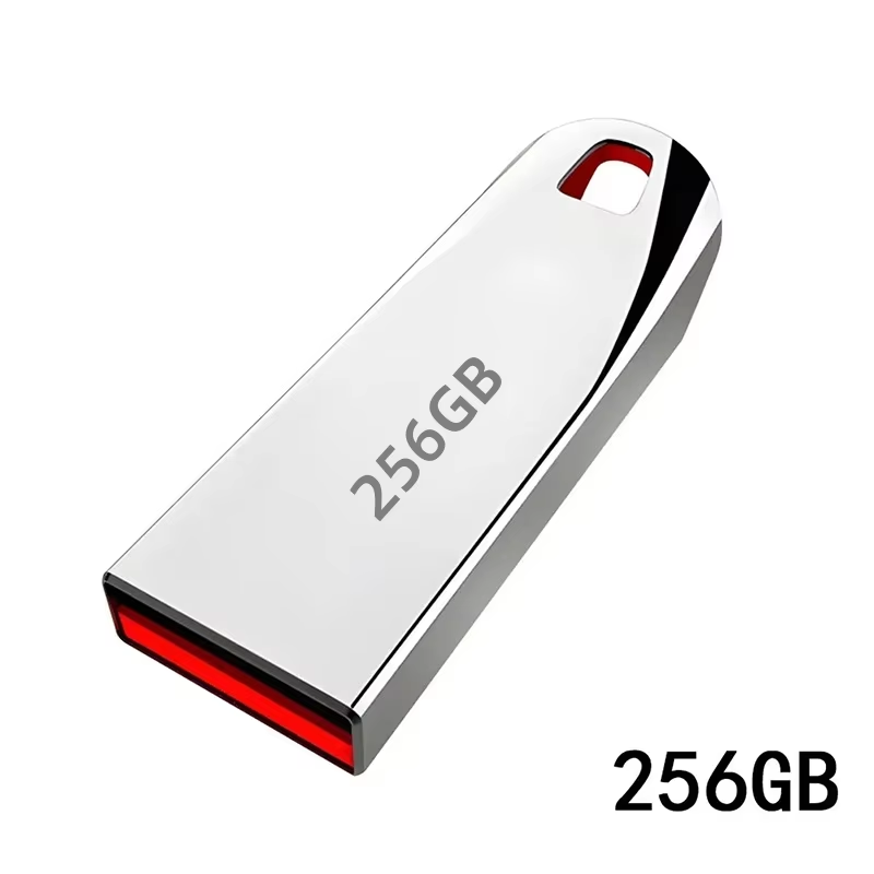 2TB USB 3.0 Flash Drives Metal High Speed Pendrive Portable Usb Drive Waterproof Memoria Usb 1TB 512GB 256GB Flash Disk: WHITE