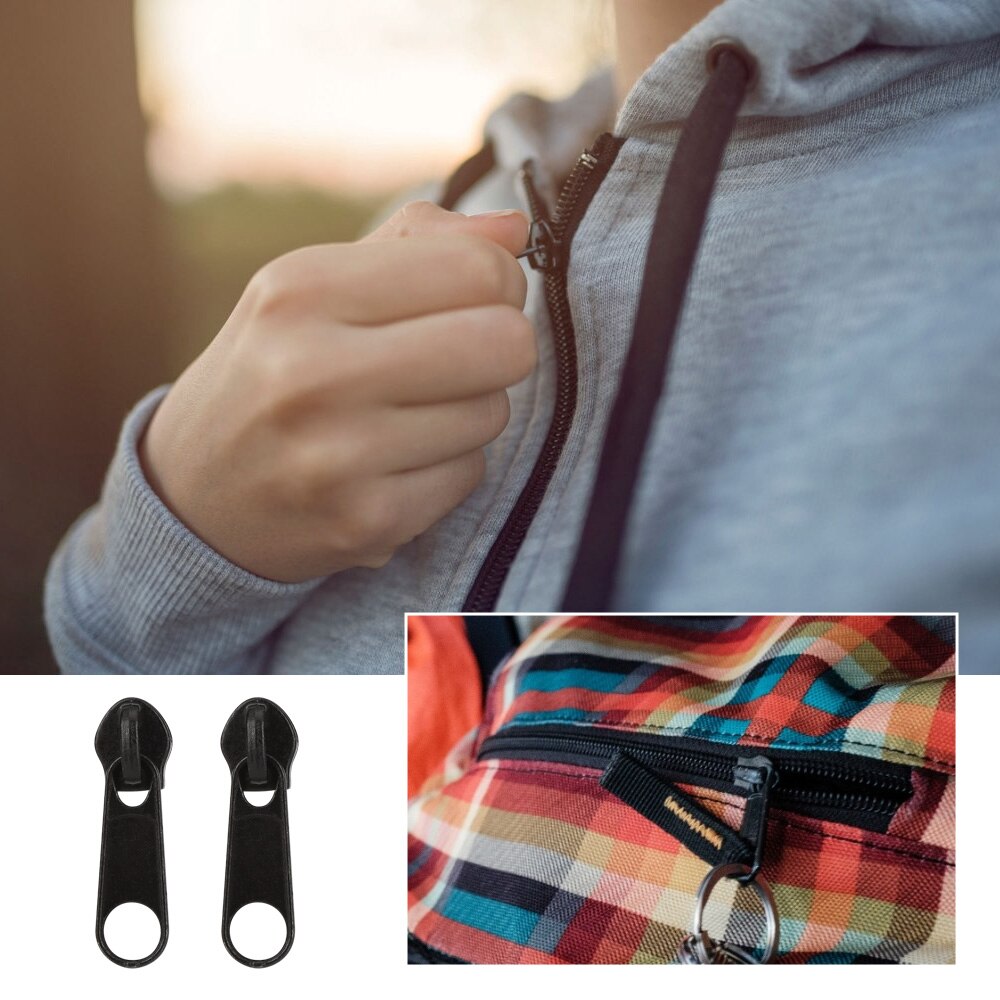122pcs/Set Zipper Repair Kit Universal Instant Zipper Replacement Head For Replacement Jacket Clothes Bag Tent Fix Plier