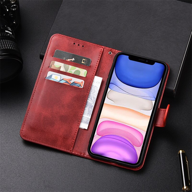 Dla Vivo Y53s przypadku luksusowe odwróć skórzany telefon książka obudowa silikonowa pokrywa na Vivo Y53 S Y 53 s V2111A чехолна portfel Coque Funda torba