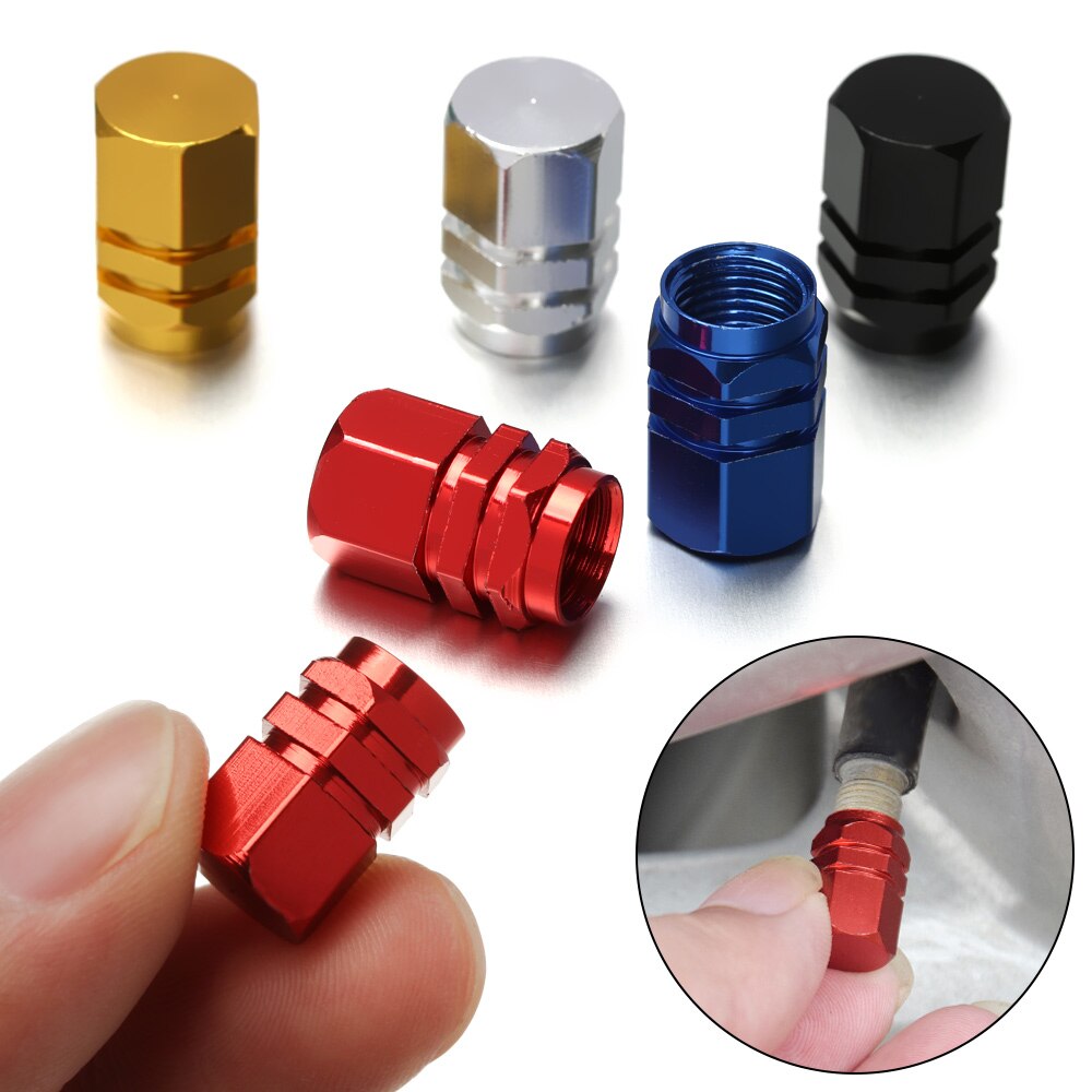 Tapones de neumáticos para rueda de coche, cubiertas de vástago de Llanta de Aleación de aluminio, Airdust, impermeables, para