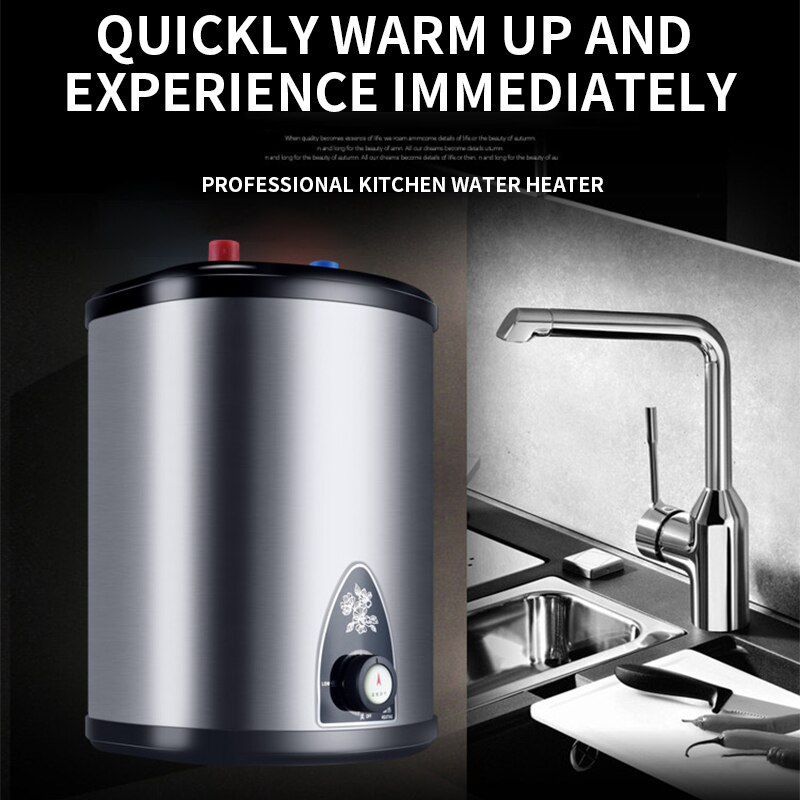8L Opslag Type Keuken Boiler Rvs Body Instant Water Kleine Elektrische Boiler