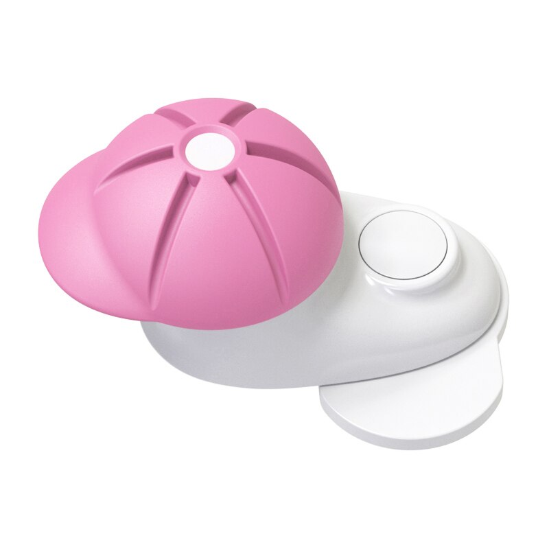 Topes de puerta de seguridad para niños y bebés, topes de seguridad gruesos con dibujos animados, Protector de dedo antipellizco: S2 Pink Stopper