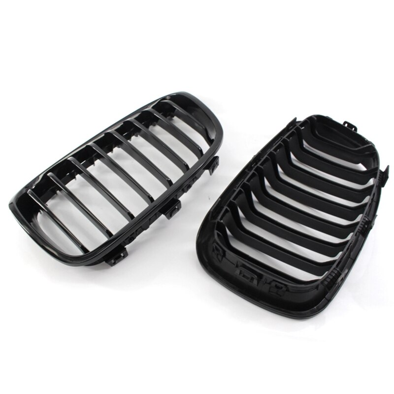 Rejilla frontal negra brillante para Bmw F20 F21 1 Series