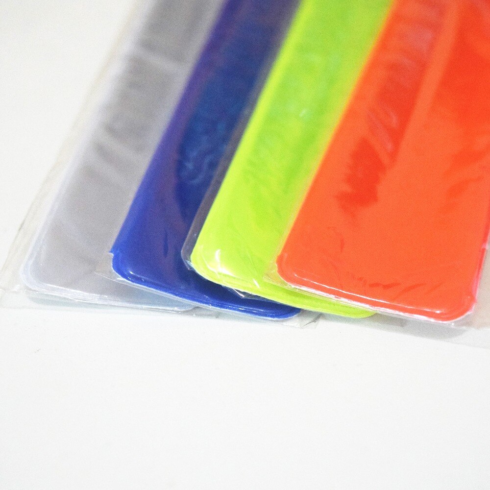 2 Pcs/lot 40CM Reflective Wristband slap band bracelets slap wrap for students bicycle riding safety visibility,