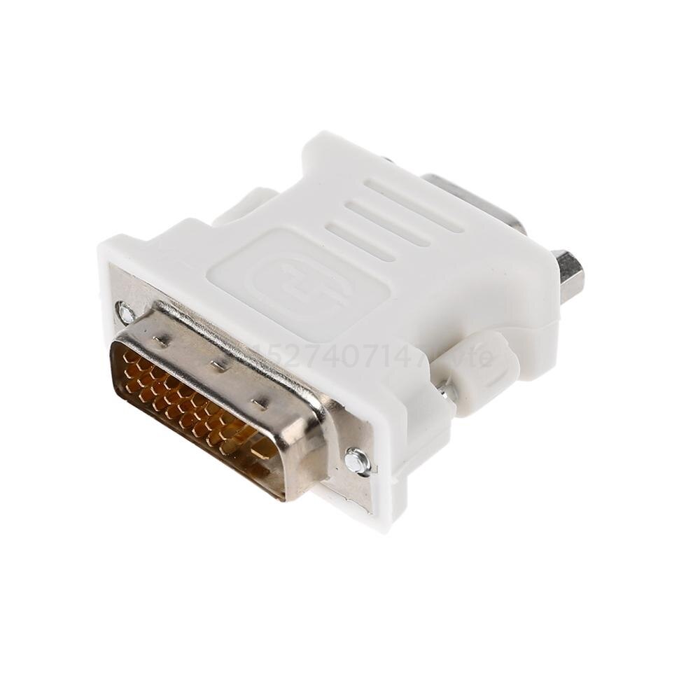 Portable 15 Pin VGA Female to DVI-D Male Adapter Converter LCD