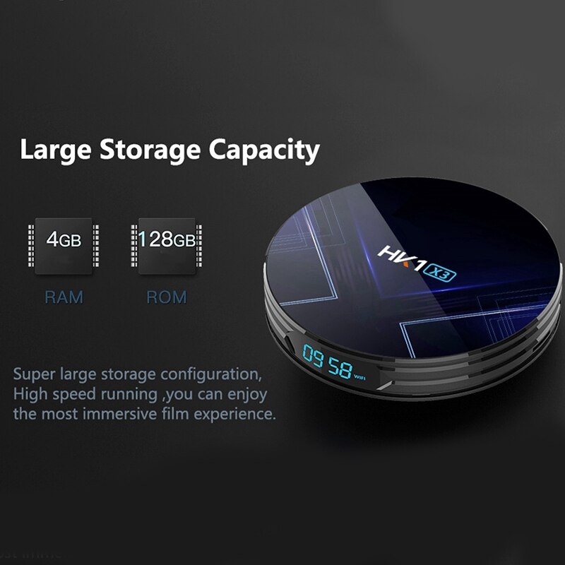 Smart Set Top Box Smart Tv Box Set-Top Box Met 4Gb Ram 32Gb Rom Ondersteunt Dual wifi Bluetooth Eu Plug