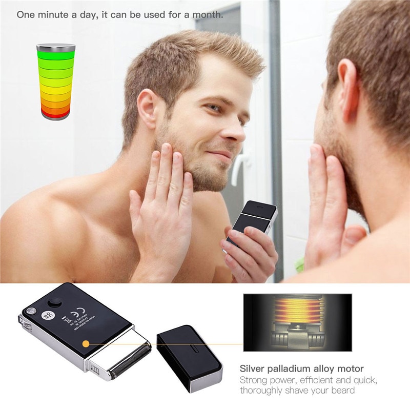 USB Rechargeable Electric Shaver Razor Reciprocati... – Grandado