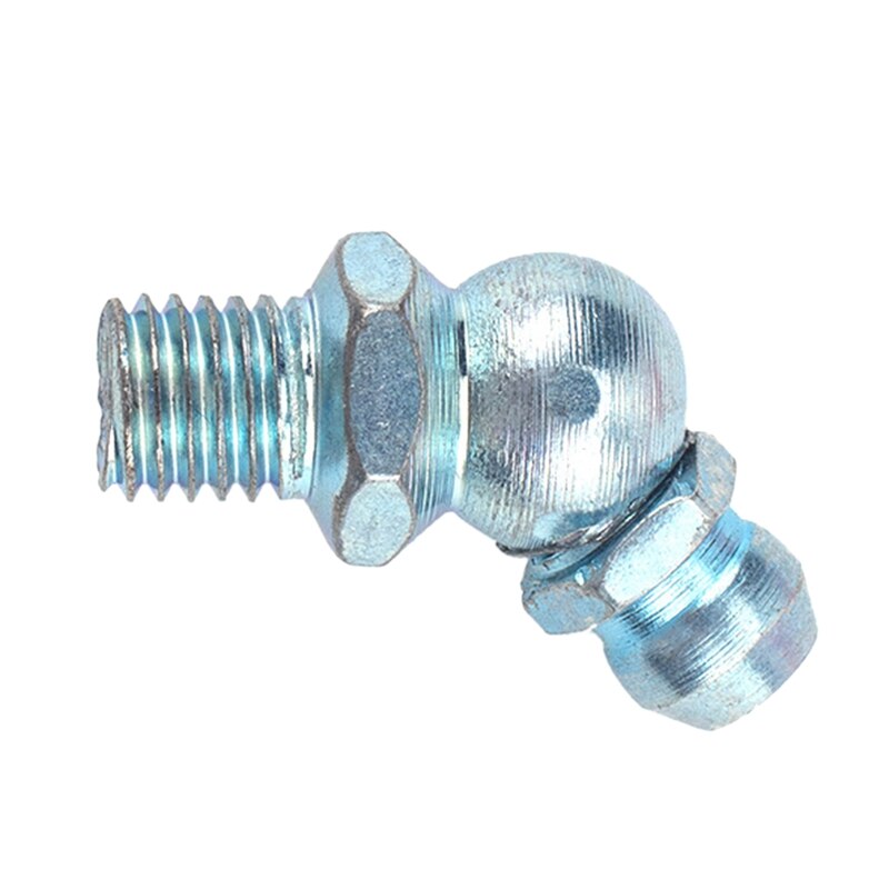 50-Stukken Mm Metric Hydraulische Zerk Grease Fitting Met 50Pcs Caps Assortiment Set Kit - M6 M10 Straightangled fittings