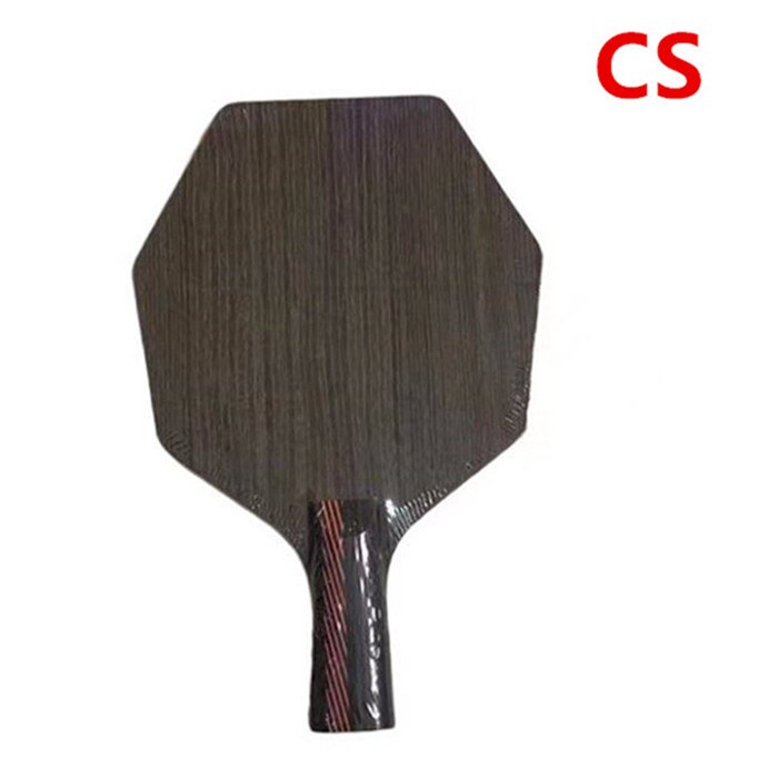 Empuñadura recta y Horizontal CS Pen, mango FL, pala de tenis de mesa, tabla de raqueta de Ping Pong, suela Hexagonal para entrenadores: CS Penholder