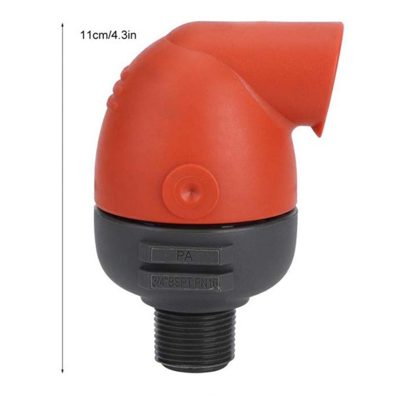 Irrigation Valve 3/4 1 Inch Automatic Air Vacuum Relief Valves Exhaust Valve Agriculture Air Intake Exhaust Valve Male Thread: WHITE