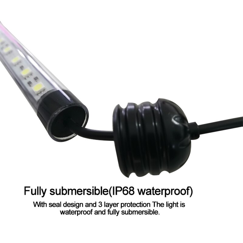 EU plug aquarium led fish tank lamp waterproof bar diving light aquarium decorative lighting 220 V EU power supply Aquarium