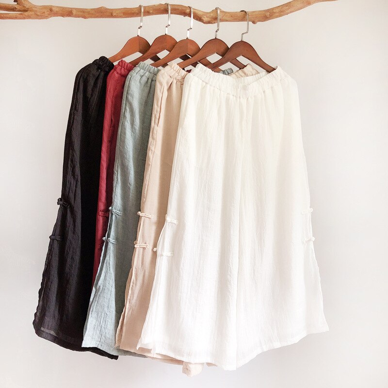 Catazer Tai Chi Uniform Kung Fu Uniform Traditional Chinese Clothing for Women Uniform Tang Suit Costume Show Kung Fu Pants