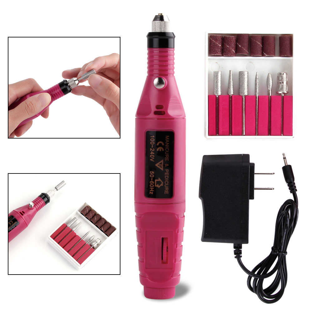 Nagelboorpen voor manicure, gereedschapsmachine, elektrische nagelverwijderaar, pedicure, nagelverzorging, polijstvijl, acrylgereedschap