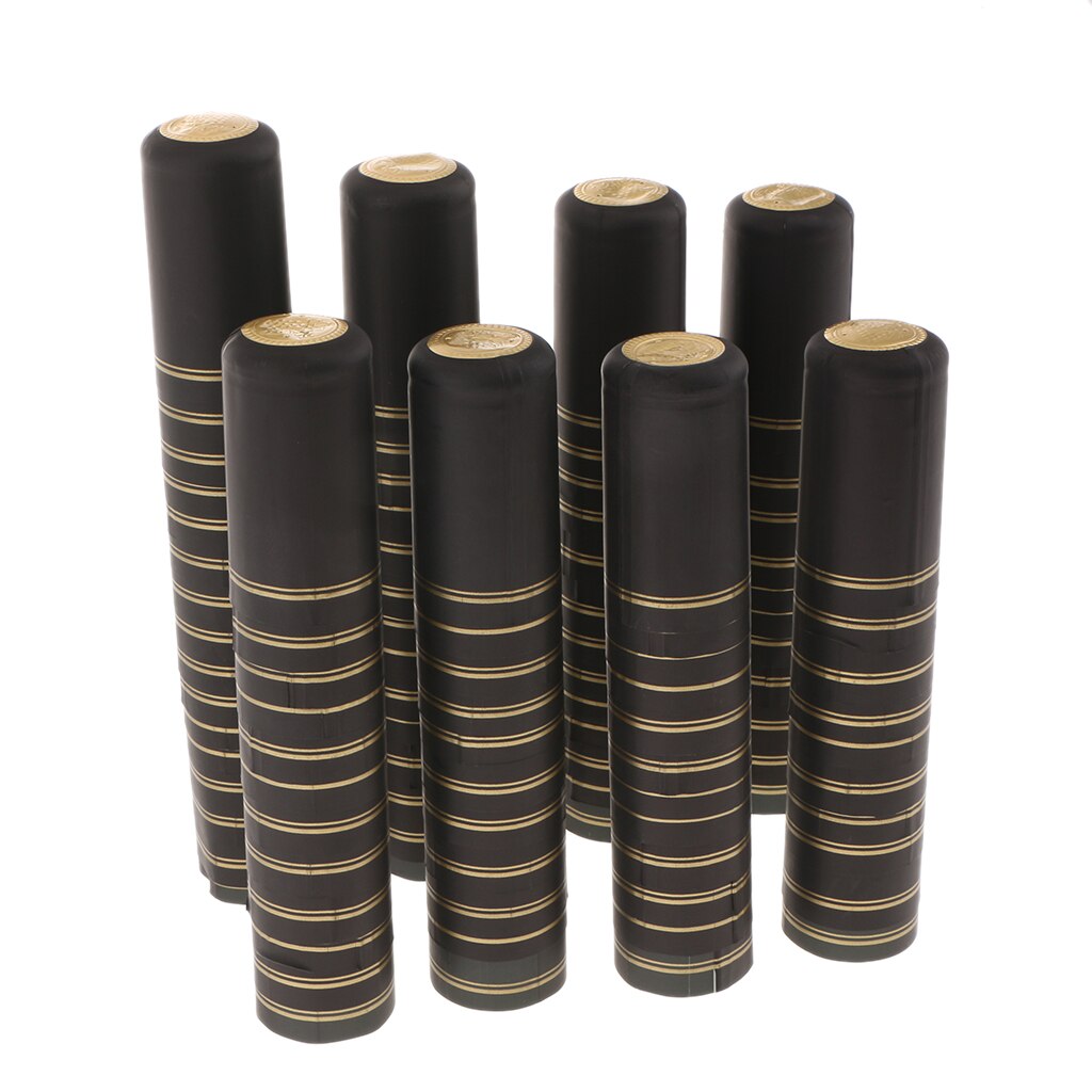 Cápsulas termorretráctiles de PVC 100, tapones retráctiles para vino, botellas de sellados, se pueden sellar y desprender fácilmente con lengüeta desgarradora