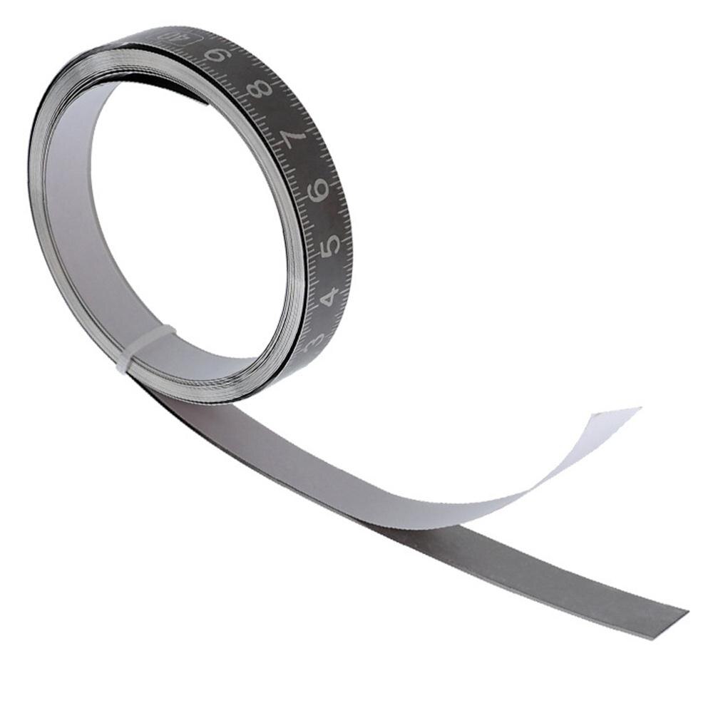 Grey Practical Sturdy Durable Scale Tape Stainless Steel Tape Stained Steel Ruler Meter Dial Parts Measure Gauge Instrument