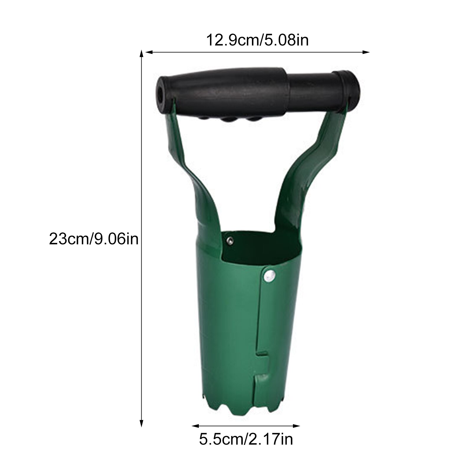 Seedling Dibber Transplanting Planting Tools Bulb Garden Transplantation Tool Hand Tool Set Bulb Transplanter With Spring Handle: Black