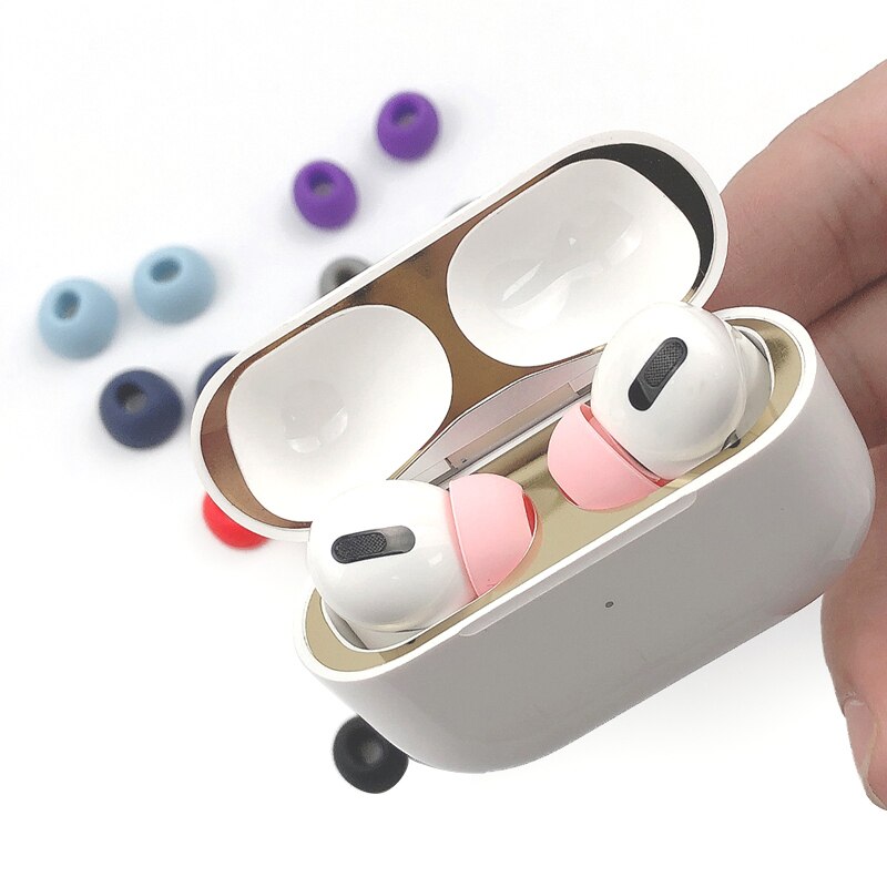 2 sztuk/1 para wkładki do uszu dla Airpods Pro 3 bezprzewodowe słuchawki Bluetooth silikonowe nauszniki etui na słuchawki Earpads Eartips dla Airpods3