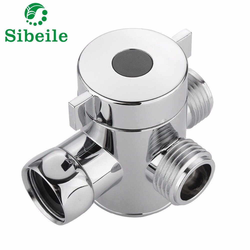 SBLE Shower Mixer Diverter Holder Valve Chrome Head Arm Flow Handheld Fixed Showerhead Diverter Valve Water Separator Shower
