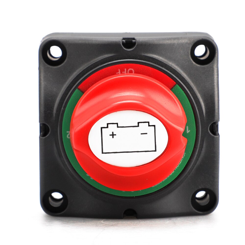 12V 48V DC Heavy Duty Battery Selector Switch Disconnect 1-2-Both-Off