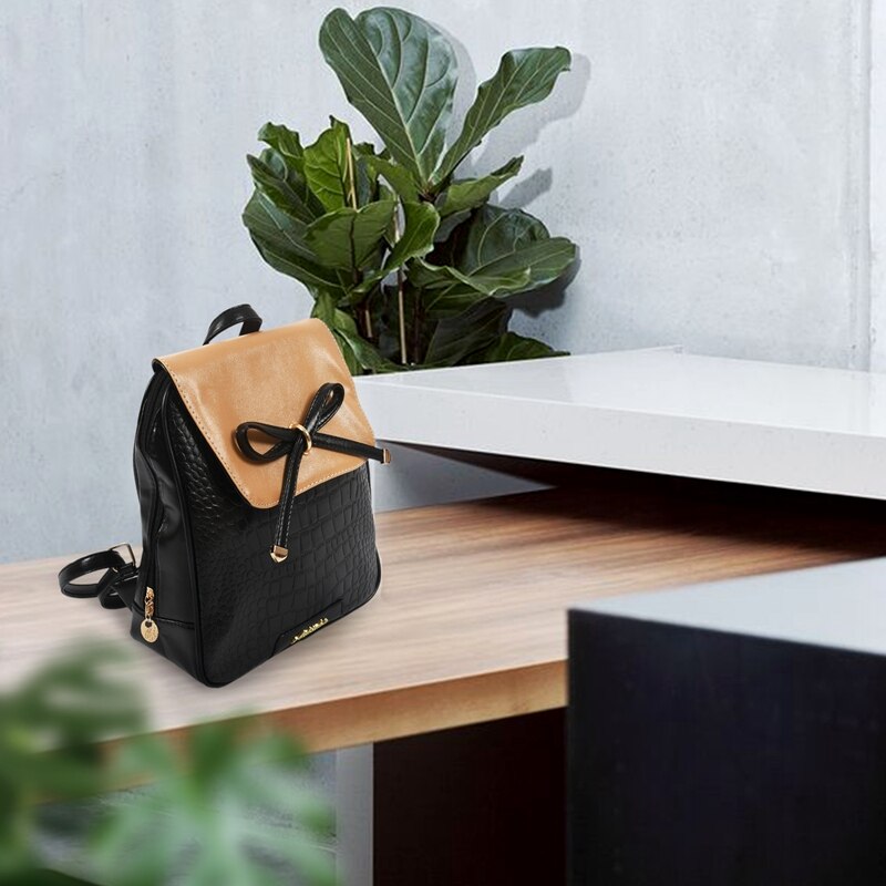 Leather Backpack Backpacks For Teenage Girls Women Backpack School Backpack Black