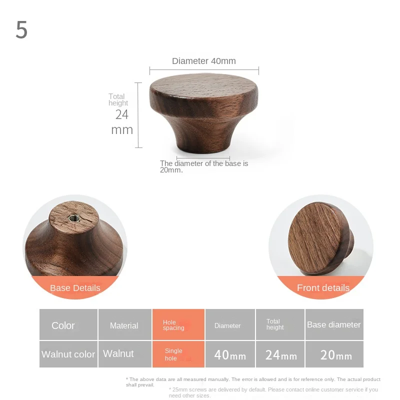 Neue chinesische Stil Möbel Kleiderschrank Türgriff Schrank Original Holz Massivholz Türgriff Durcheinander schwarz Walnuss Griff: Bronze-