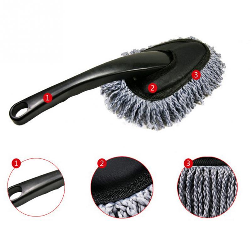 Super Soft Nanoscale Wax Car Duster Wiper Car Cleaner For Auto Dashboard Computer Keyboard Cleaning