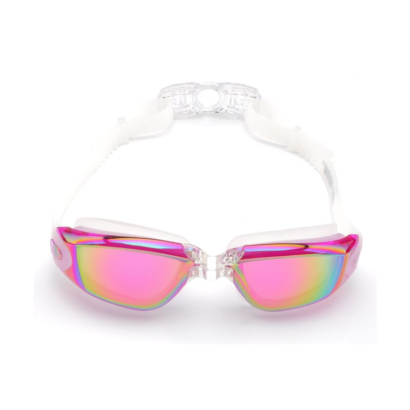 Swimming Goggles Women Men Adjustable UV Protect Waterproof Anti fog Eyewear Swim Pool Diving Water Glasses Gafas: Yellow