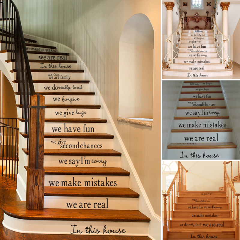 5X185Cm Verwijderbare Stap Zelfklevende Trappen Sticker Keramische Tegels Pvc Trap Behang Decal Home Hotel Trap decoratie