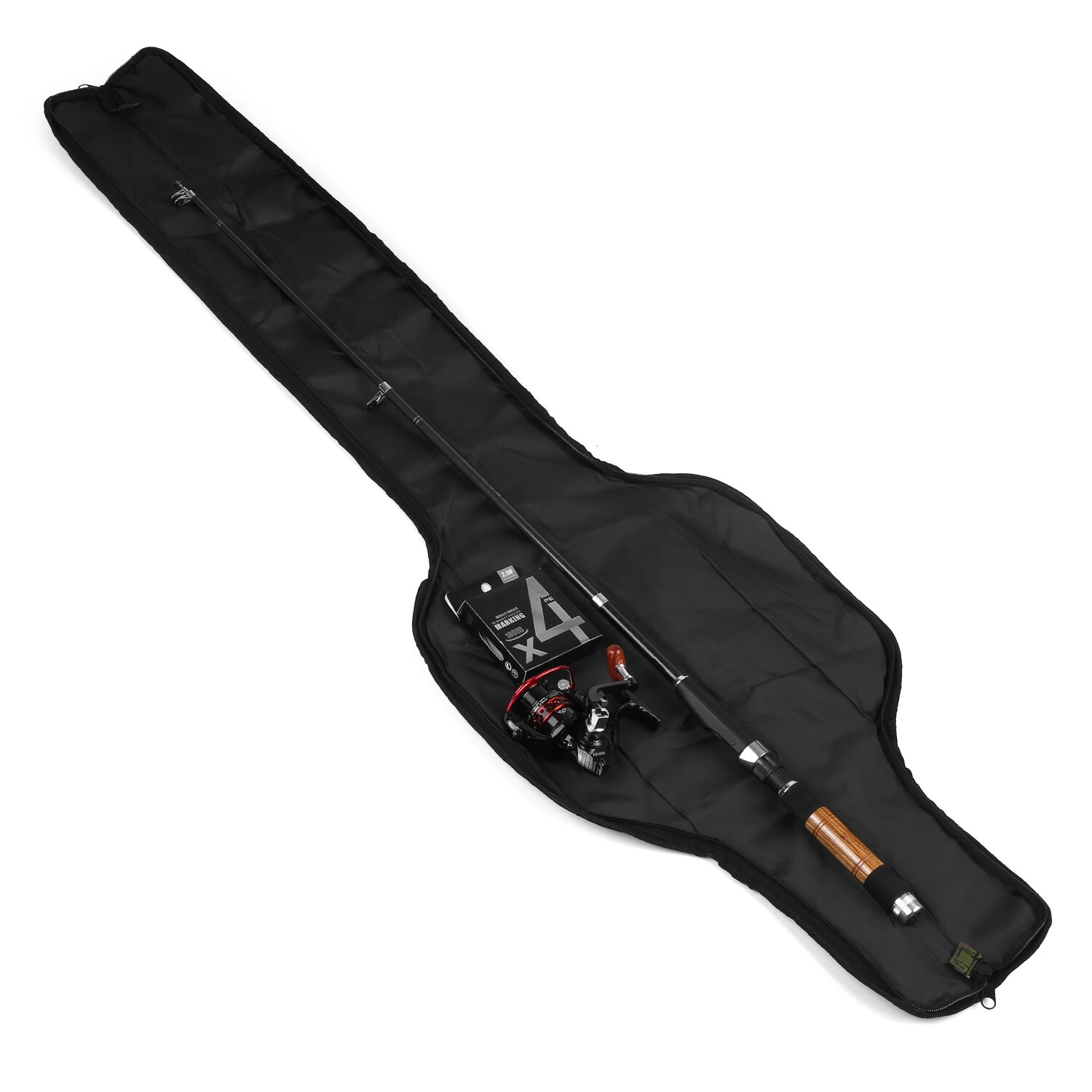 Lixada fiskestangpose 55 tommers sammenleggbar karpe bærbar pose fiskestang takle beskyttende dekselveske oppbevaringsposer pesca