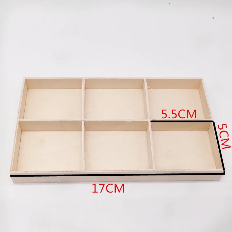 Wooden Drawer Organizer Desk Organizer Divided Storage Box Display Tray for Small Items Miniature Plant Jewelry Craft Stationary: B